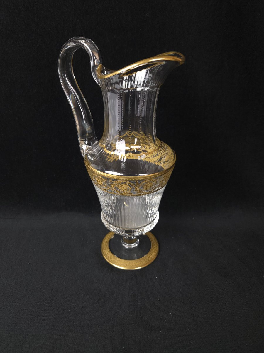 Saint-louis - Crystal Pitcher - Thistle Model-photo-3