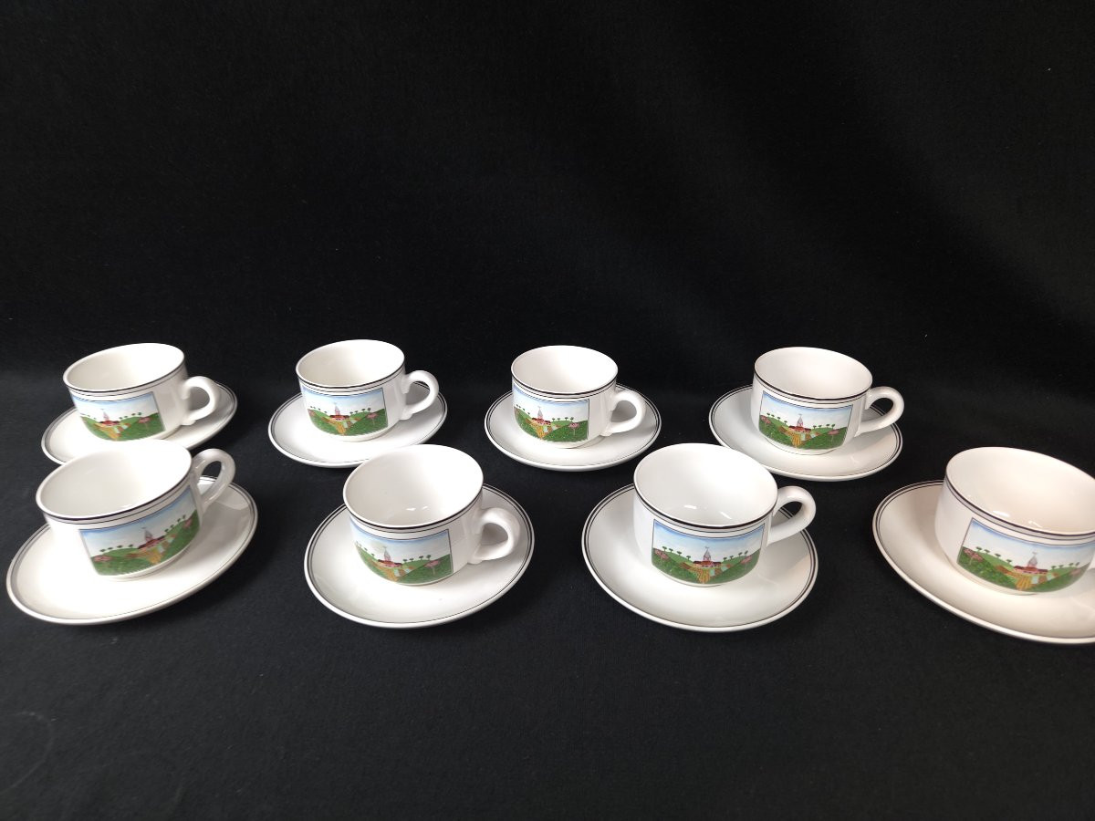 Villeroy & Boch - Ensemble de tasses - Design Naïf – Années 1990-photo-2