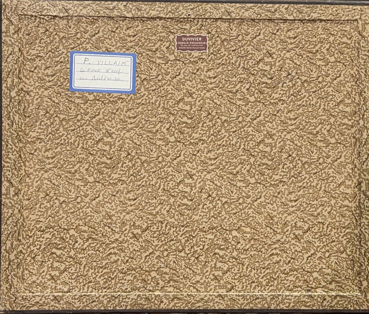 Pierre Villain (1880 – 1950) - Oil On Panel - View Of The Pont-neuf, Paris -photo-1