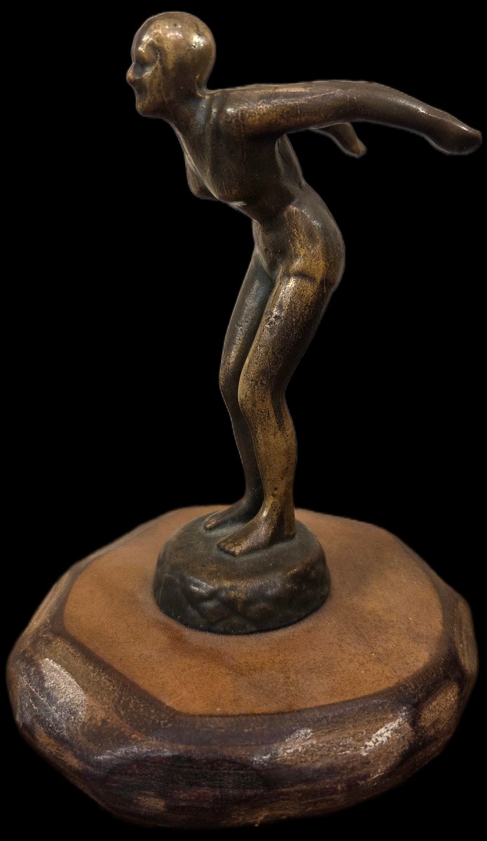 Sculpture en bronze - Plongeuse (Art déco)