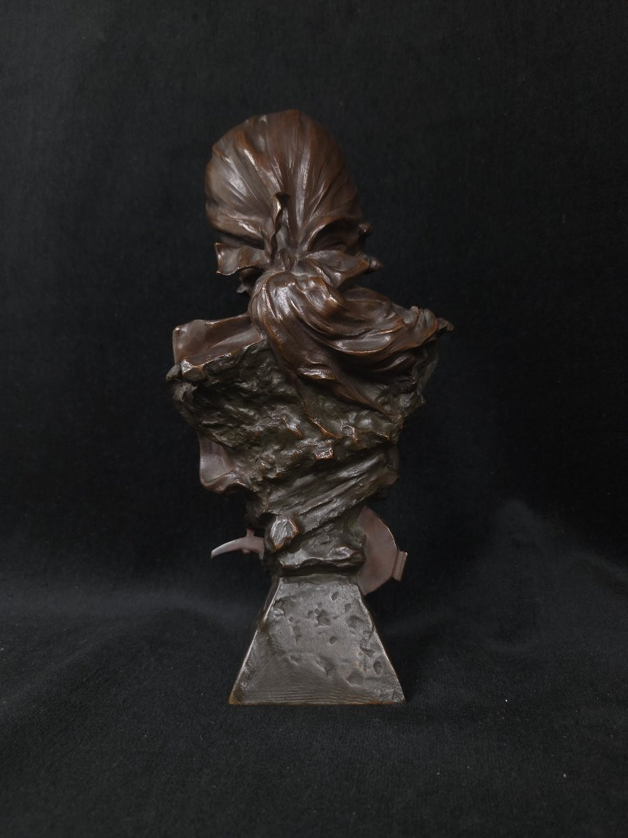 Bronze - Salammbô - signé A. Lefebvre (XIXᵉ – début XXᵉ siècle)   -photo-4