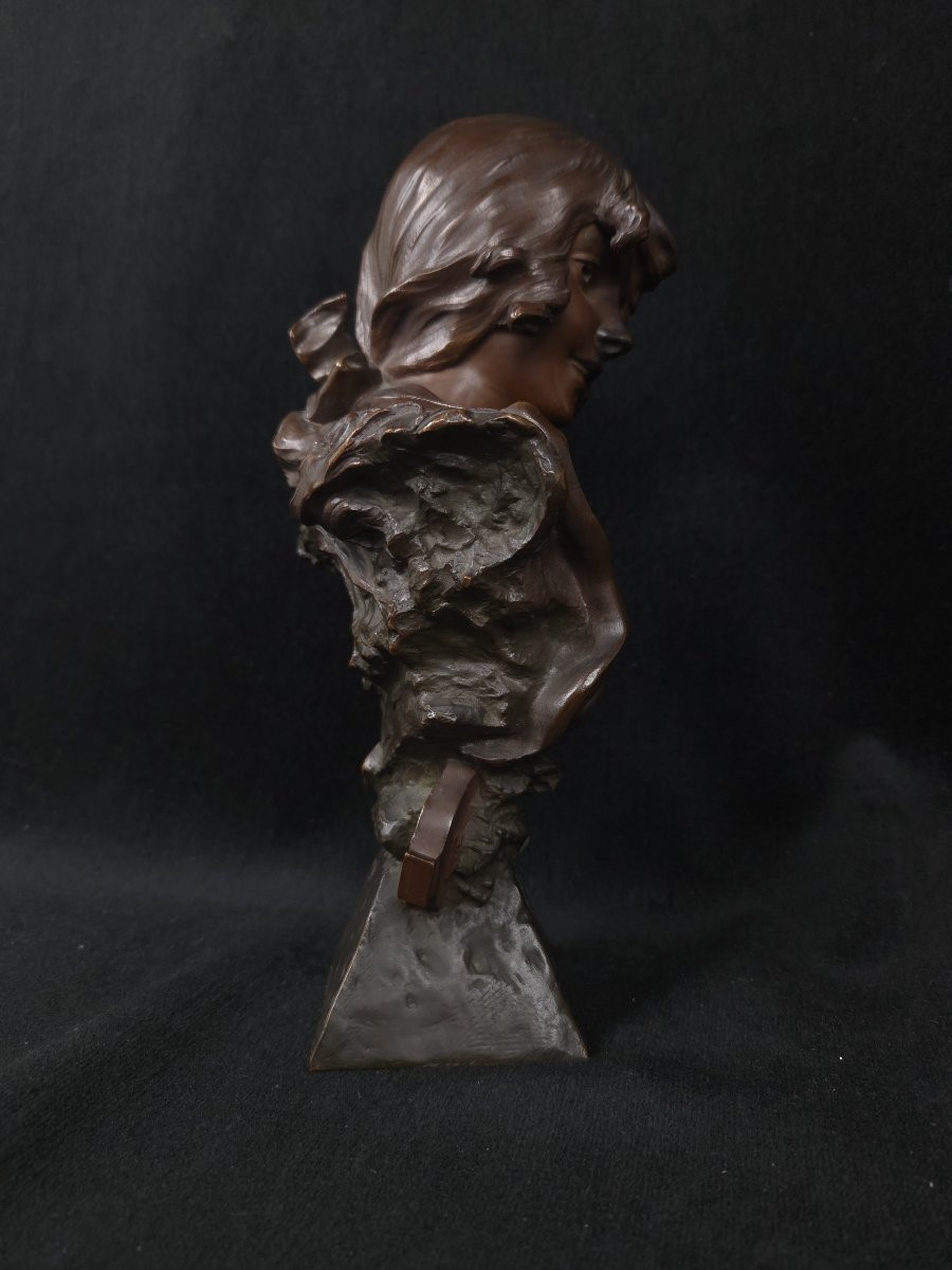 Bronze - Salammbô - signé A. Lefebvre (XIXᵉ – début XXᵉ siècle)   -photo-1