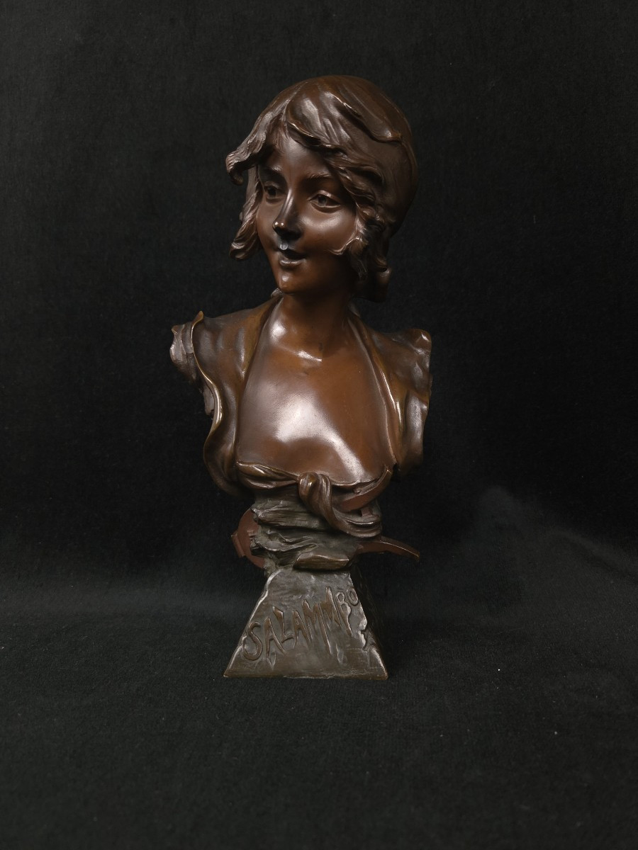 Bronze - Salammbô - signé A. Lefebvre (XIXᵉ – début XXᵉ siècle)   