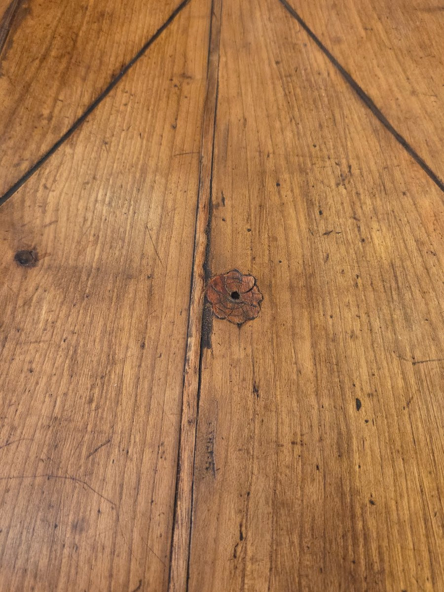 Commode Louis XV en merisier – XVIIIe siècle-photo-1