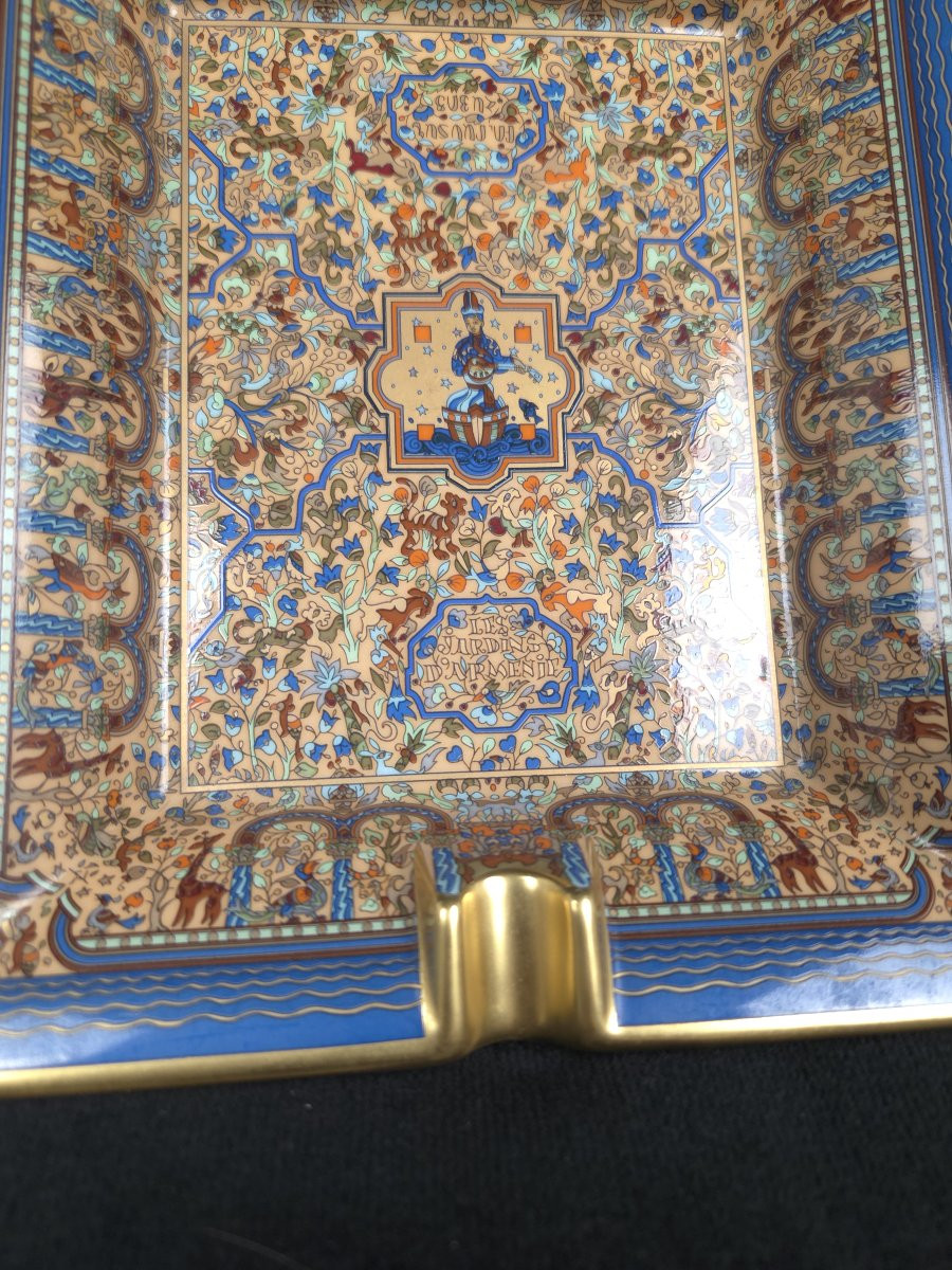 Hermès - Cendrier en porcelaine - Les Jardins d'Arménie-photo-2