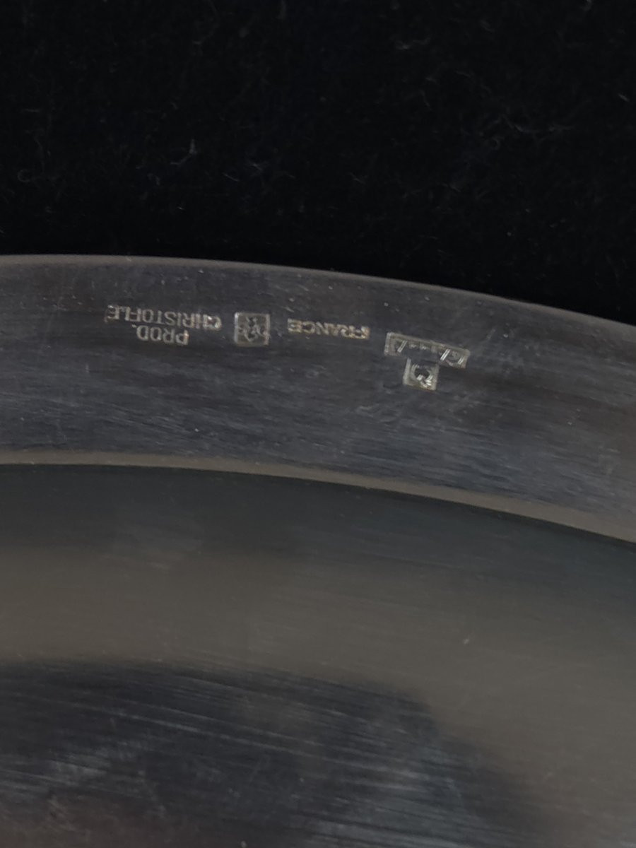 Christofle - Légumier et son plat de présensation en métal argenté (XXe siècle)-photo-7