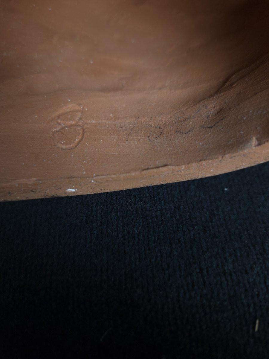 Buste en terre cuite - La Florentine - d'après Pigalle (XXe siècle)-photo-2