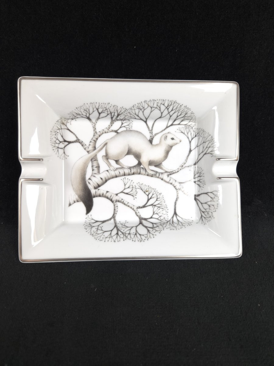 Hermès - Porcelain Ashtray - Ermine-photo-3