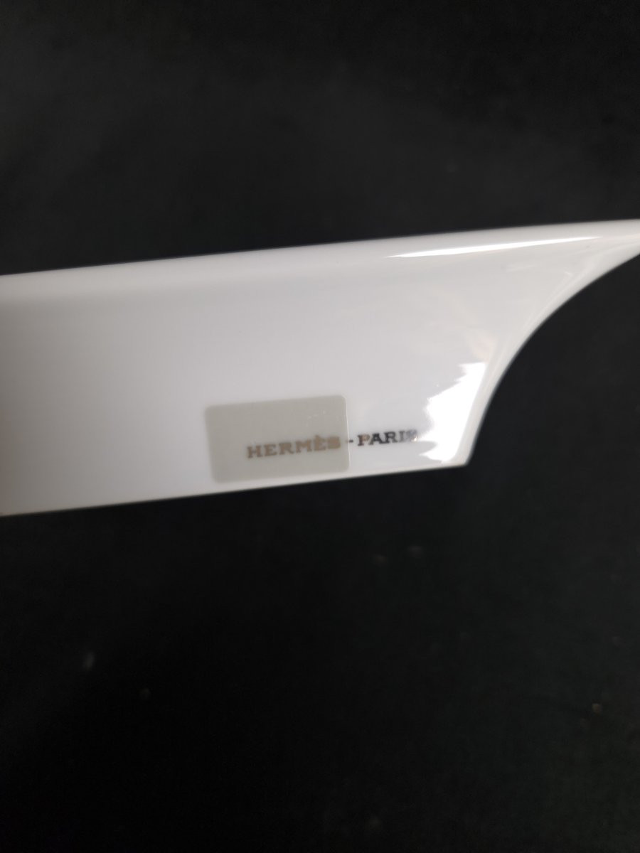 Hermès - Porcelain Ashtray - Ermine-photo-2