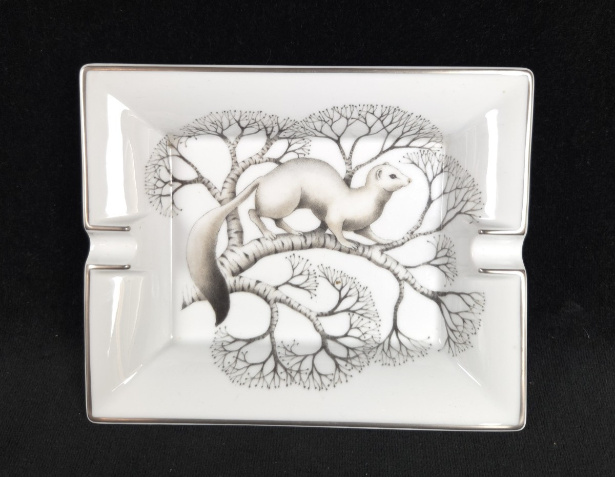 Hermès - Porcelain Ashtray - Ermine