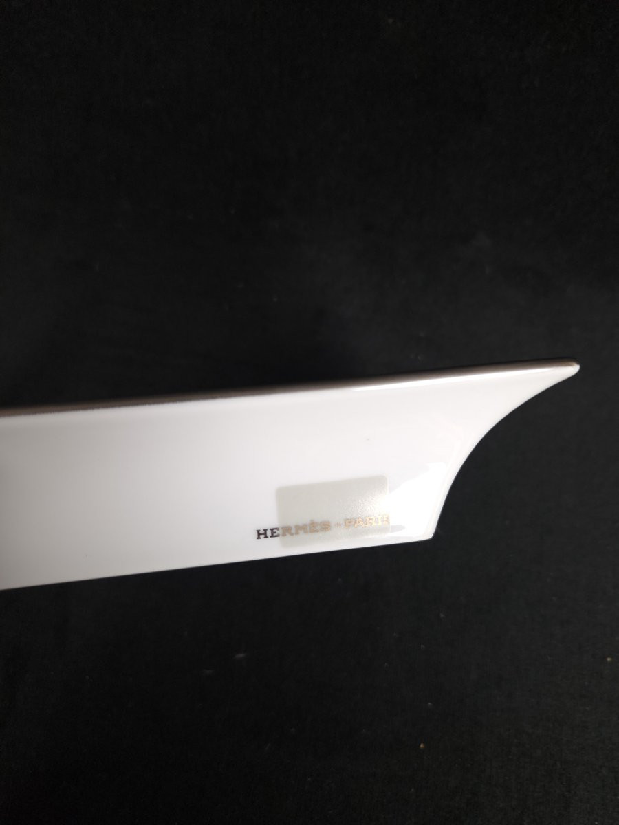 Hermès - Porcelain Trinket Tray/ashtray - Horse -photo-1