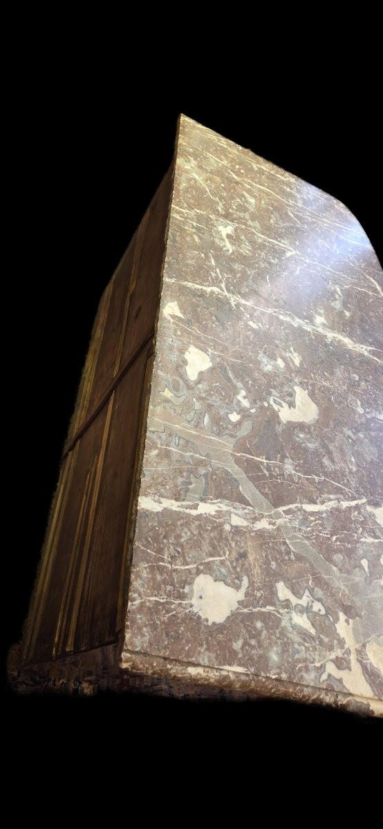 Regency-louis XIV Period (18th Century) Rosewood Veneer Chest Of Drawers-photo-2