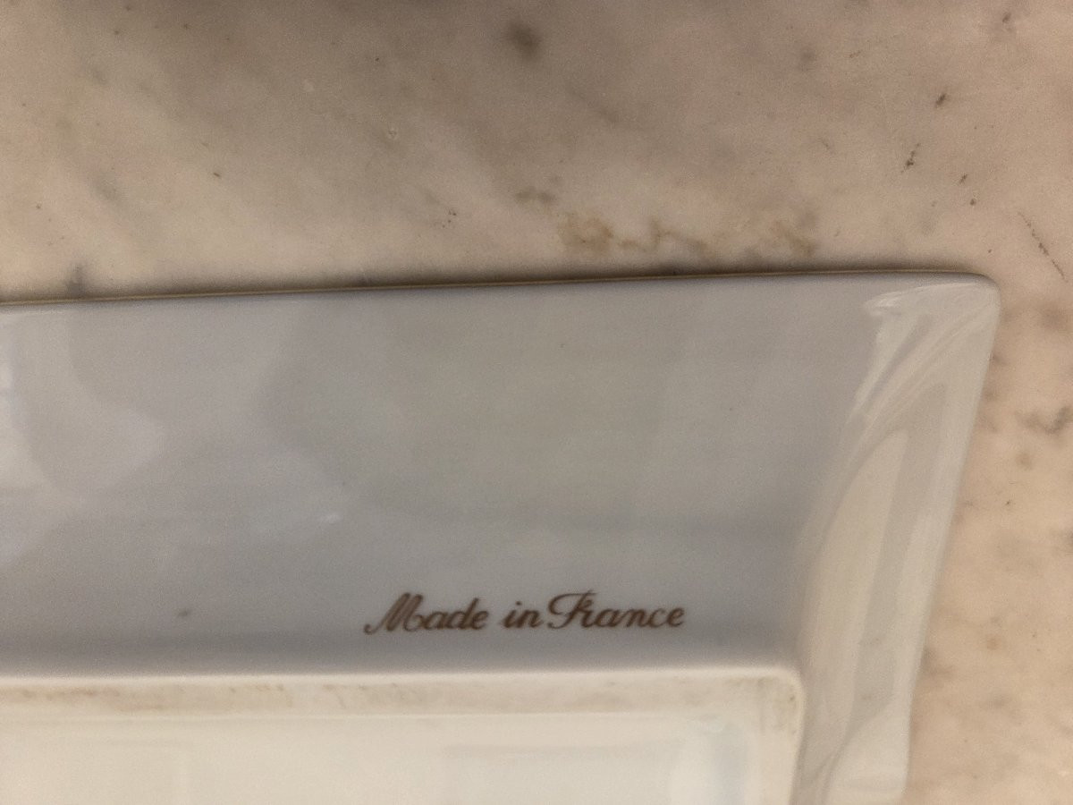 Hermès - Cendrier en porcelaine - Oiseau-photo-2