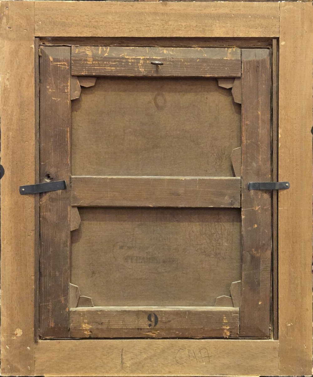 Louis Minet (1841-1923) - Huile sur toile - Portrait d'une femme-photo-4