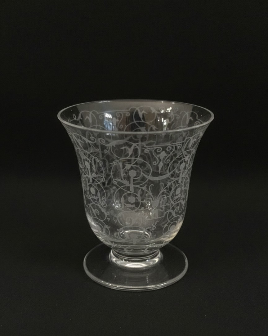 Baccarat - Crystal Vase - Michelangelo (20th Century)