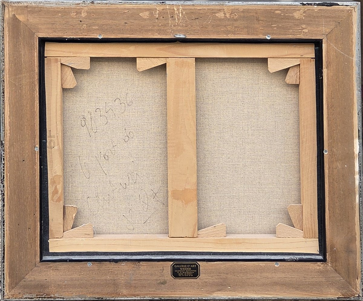 Jean‑Claude Quilici (1941) - Huile sur toile - Le Port de Centuri - Corse-photo-2