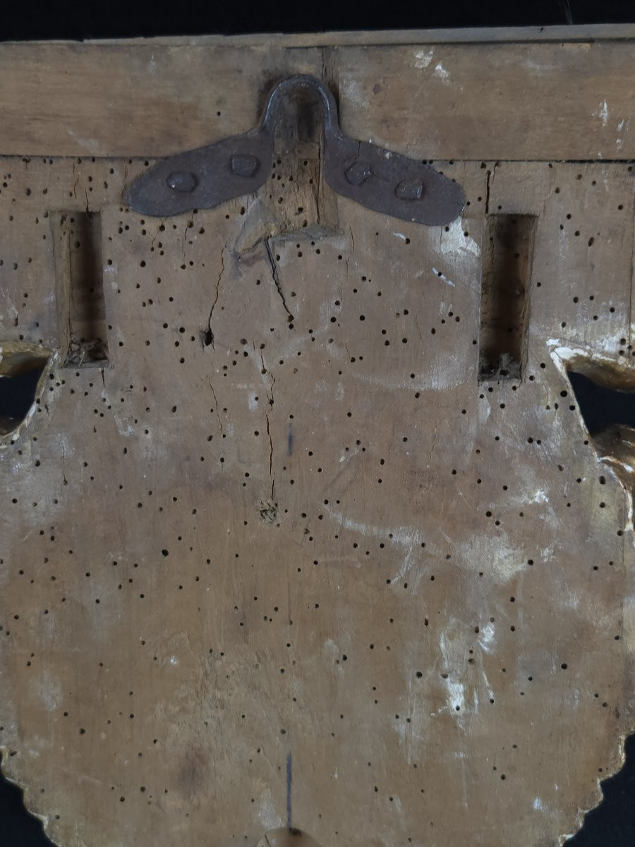 Petite console d'applique au chérubin (XIXe siècle)-photo-2