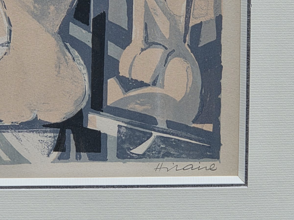 Camille Hilaire (1916-2004) - Lithograph - Woman At Her Toilette-photo-4