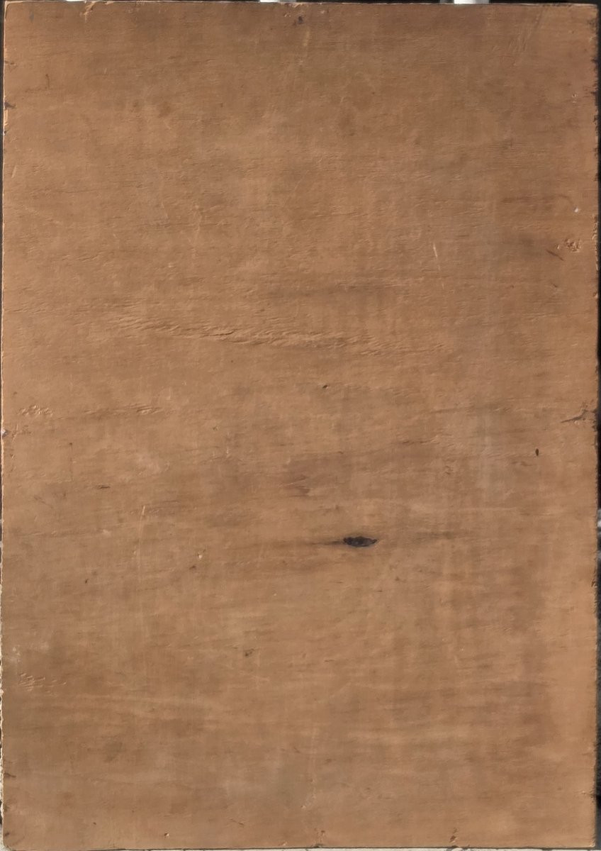 Maurice Bismouth (1891-1965) - Huile sur bois - Personnages à la Synagogue de Tunis-photo-1