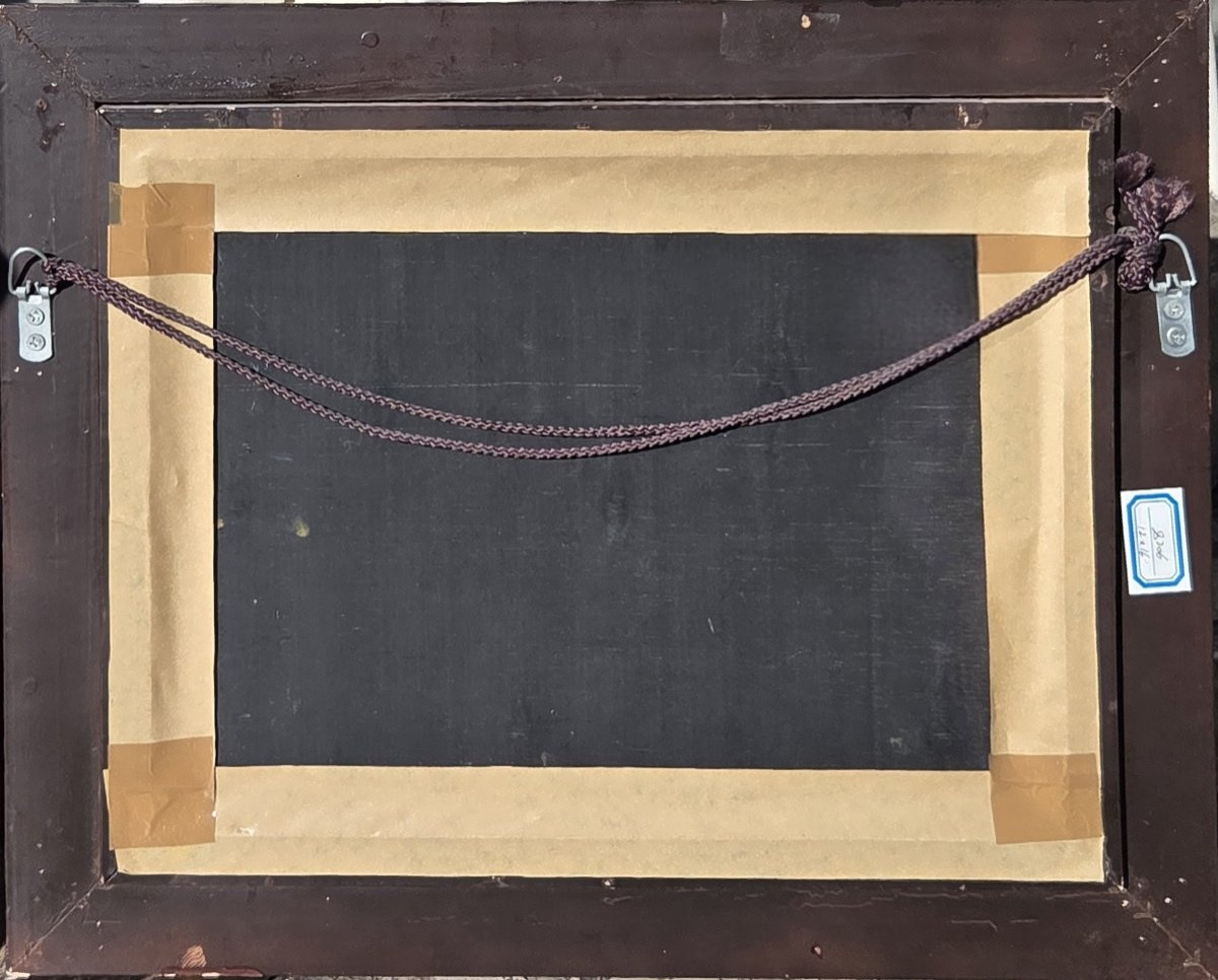 Oil On Wood - The Shipwreck (20th Century)-photo-1