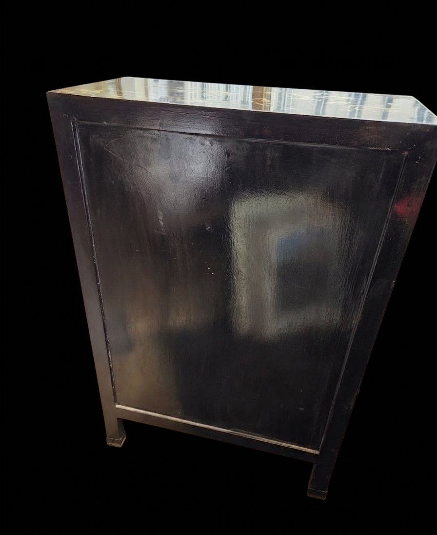 Black Lacquered Wooden Furniture - China (20th Century)-photo-5