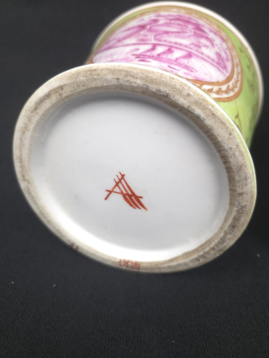 Paire de cache-pots en porcelaine - XXe siècle-photo-1