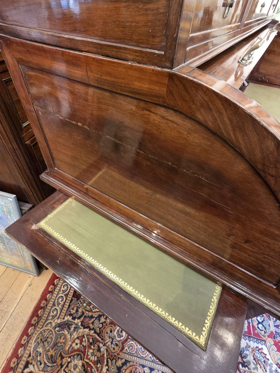 Directoire Period Mahogany Cylinder Desk (19th Century)-photo-5