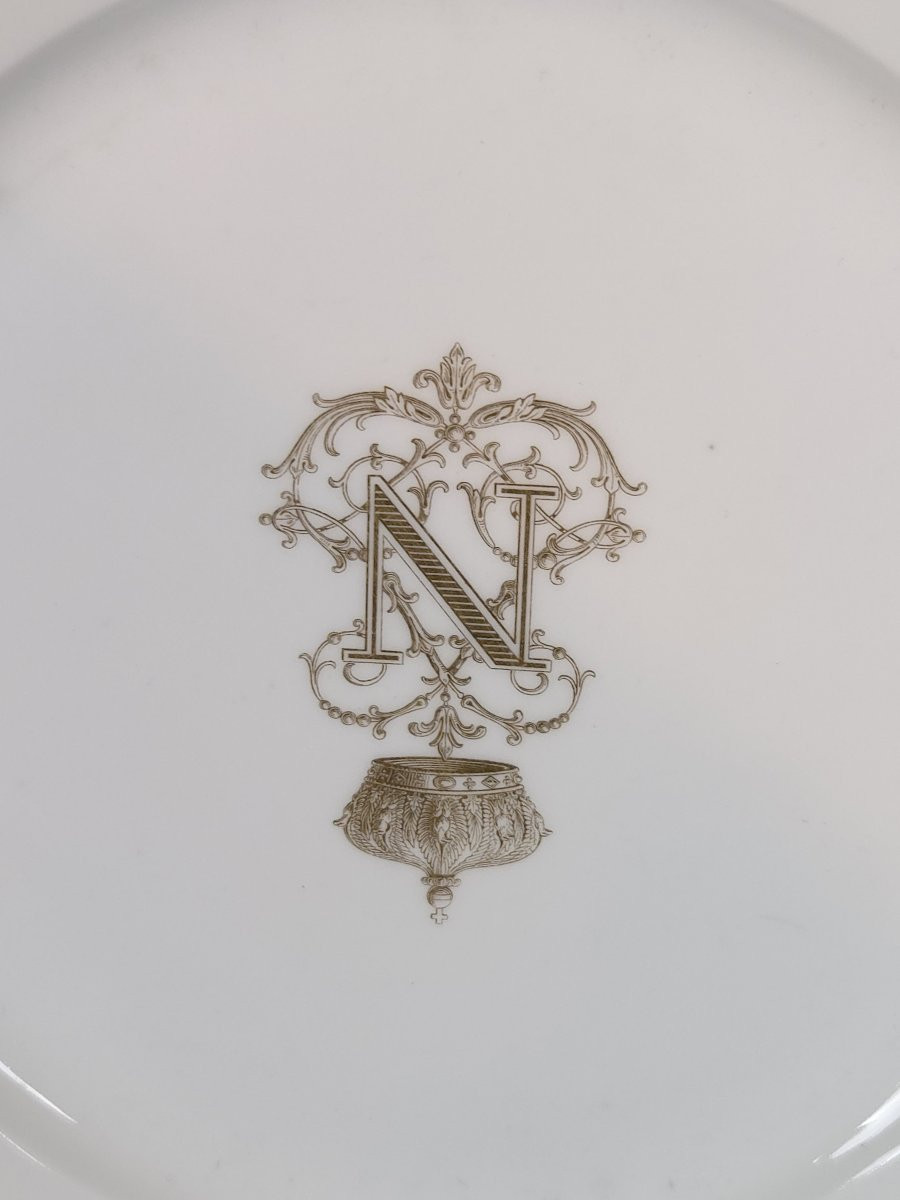 'Assiette En Porcelaine De Sèvres (XIXe Siècle)-photo-3