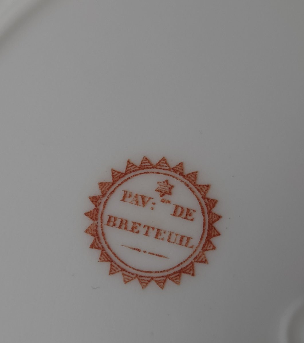 'Assiette En Porcelaine De Sèvres (XIXe Siècle)-photo-2