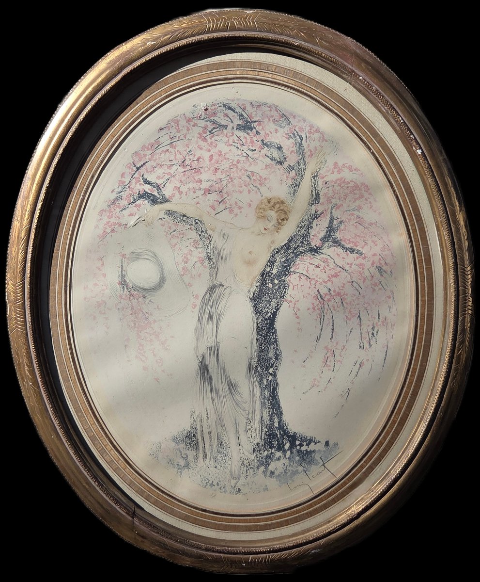 Louis Icart - Paire de lithographies - Art déco-photo-4