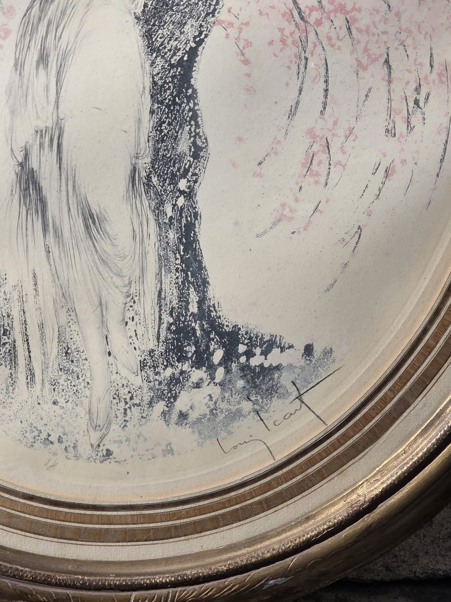 Louis Icart - Paire de lithographies - Art déco-photo-4