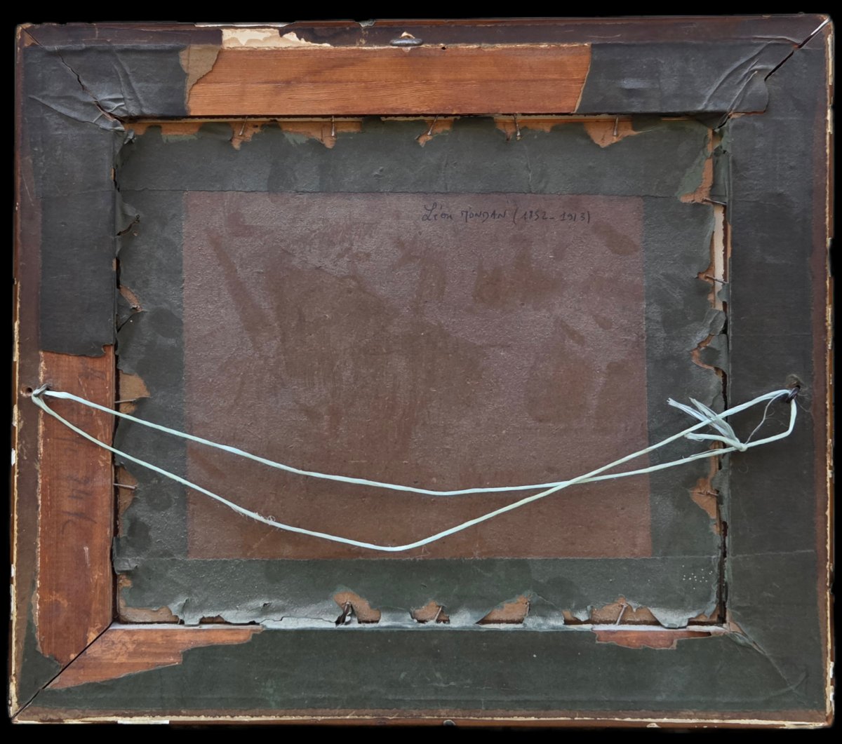 Léon Mondan (1852-1913) - Aquarelle - Nature morte aux citrons et aux roses -photo-2