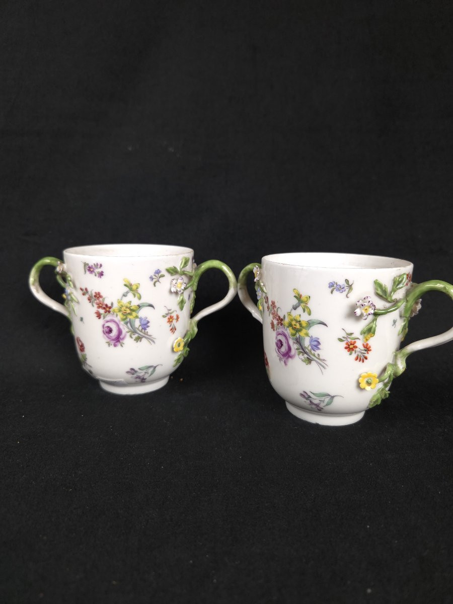 Samson - Paire de tasses à deux anses en porcelaine (XIXe siècle)-photo-4