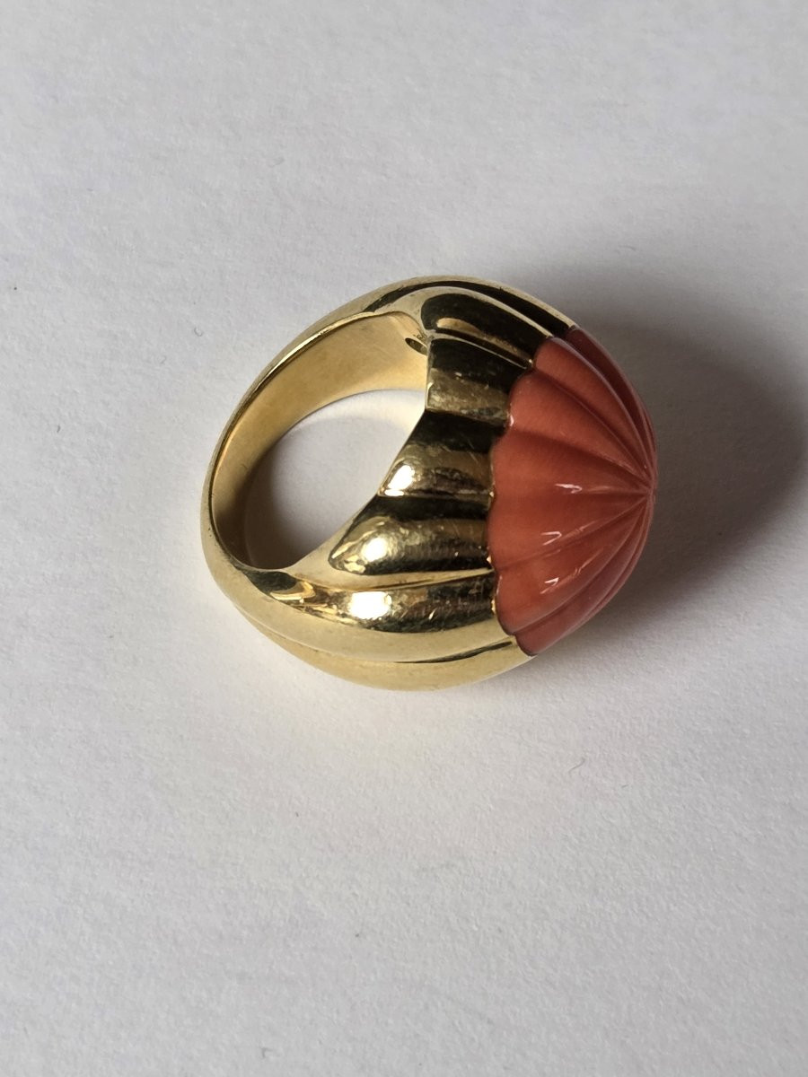 Gold Dome Ring (cocktail Style)-photo-2