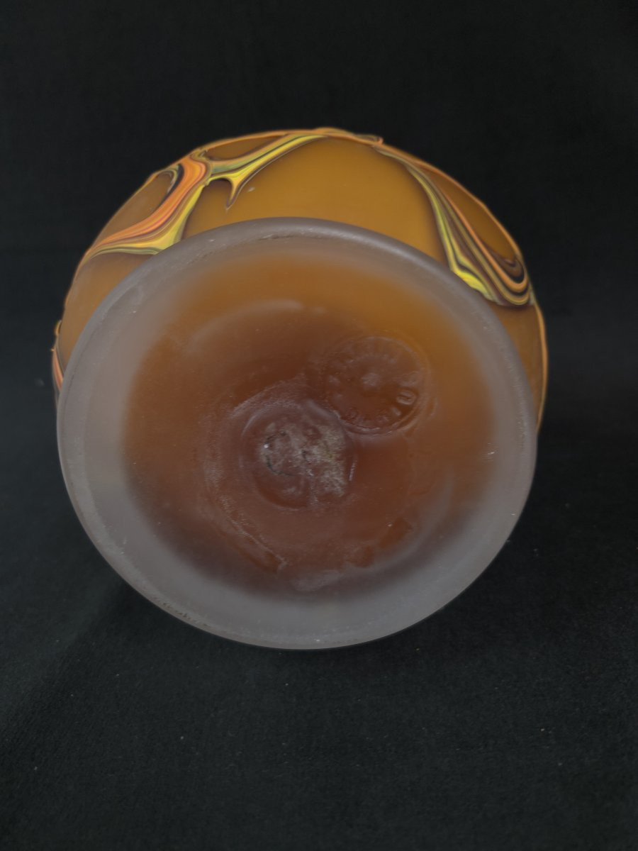 Darius Zarrin - Organic Vase In Murano Glass (20th Century)-photo-1