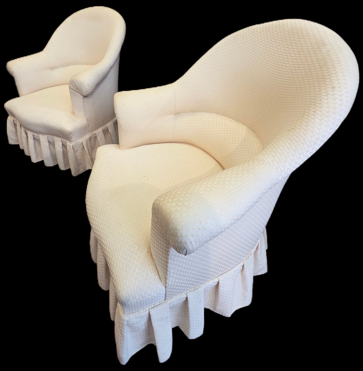 Pair Of Toadstools With Ruffles - Napoleon III Style-photo-4