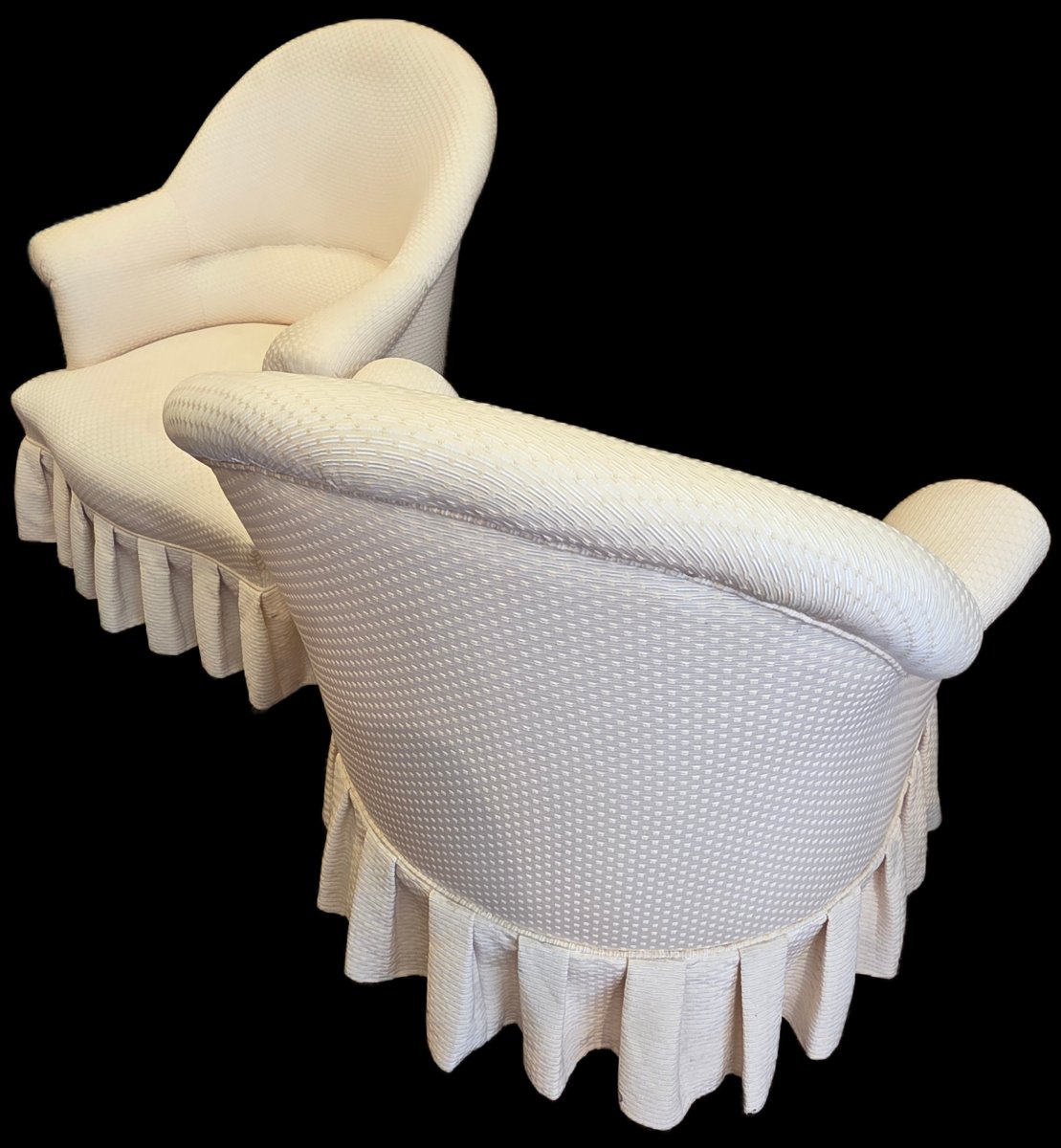 Pair Of Toadstools With Ruffles - Napoleon III Style-photo-3