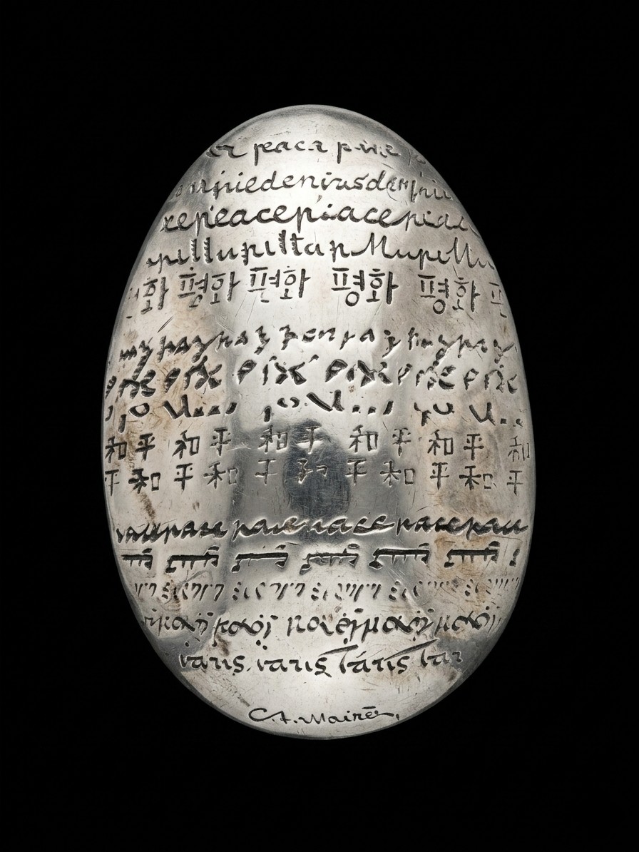 Christofle - Silver-plated Paperweight - Pebble Of Peace