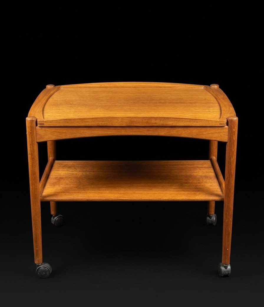 Table desserte en bois - style Scandinave (XXe siècle)