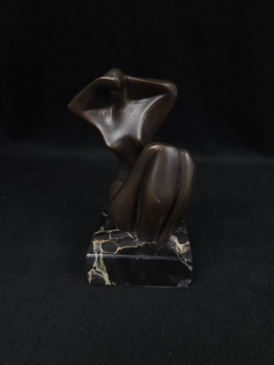 Franck Evennou (1958) - Bronze Sculpture - Female Nude-photo-2