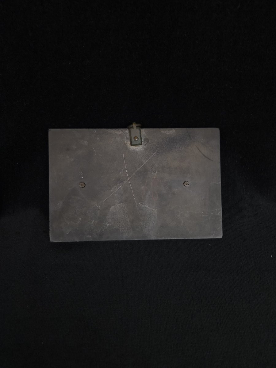 Antoine-Louis Barye (1795-1875) - Paire de plaques en bronze sur marbre-photo-6