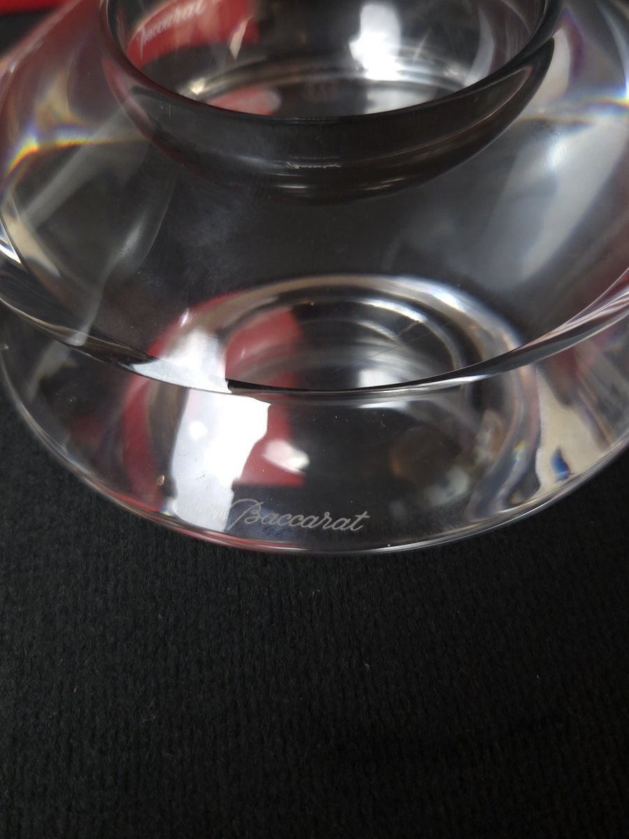 Baccarat - Cendrier ou vide-poche en cristal (XXe siècle)-photo-2