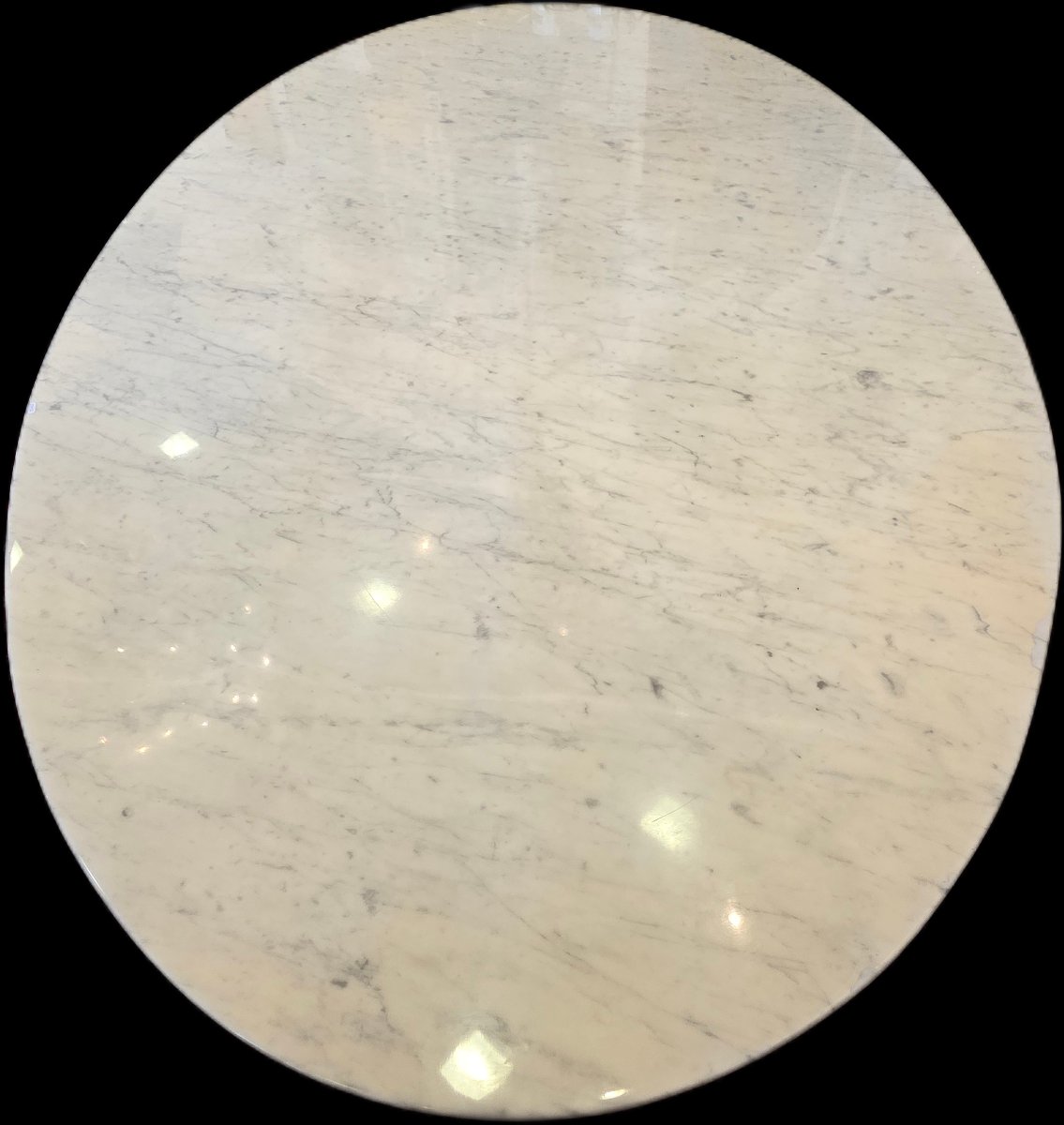 Tulip Oval Table In Marble - Eero Saarinien For Knoll (20th Century)-photo-1