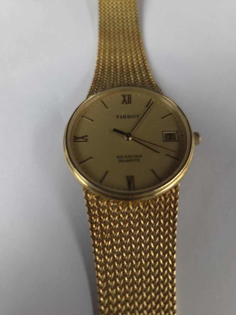 Tissot Watch In 18k Gold - Seastar Model-photo-1