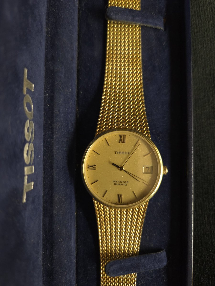 Tissot Watch In 18k Gold - Seastar Model