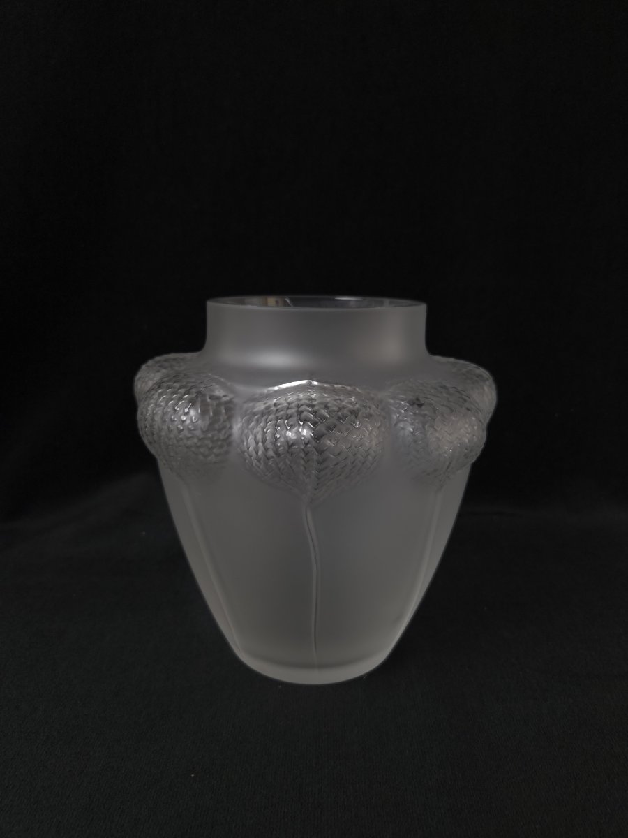 Lalique - Crystal Vase - Bali Model (20th Century)-photo-2