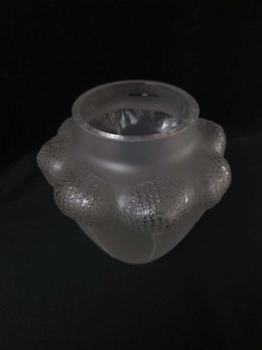 Lalique - Crystal Vase - Bali Model (20th Century)-photo-4