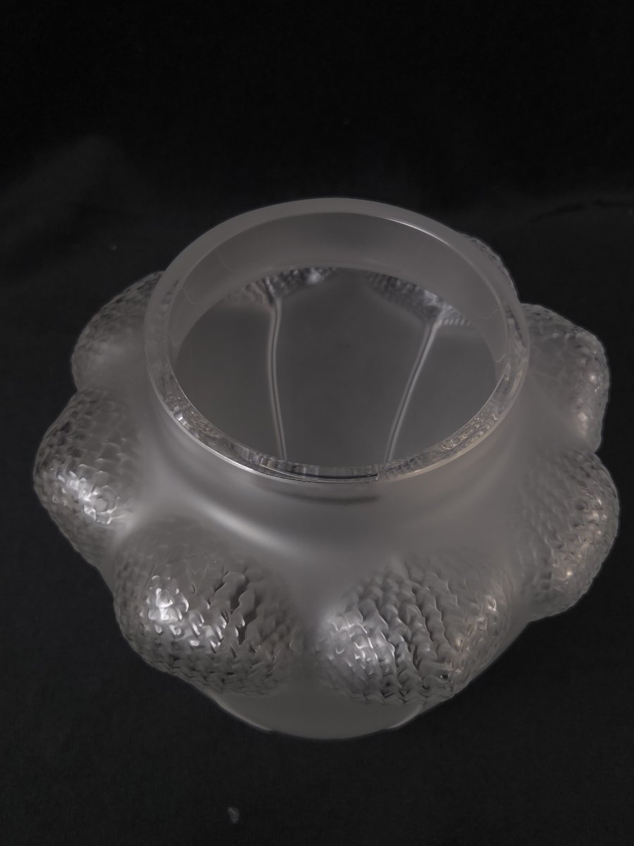Lalique - Crystal Vase - Bali Model (20th Century)-photo-2