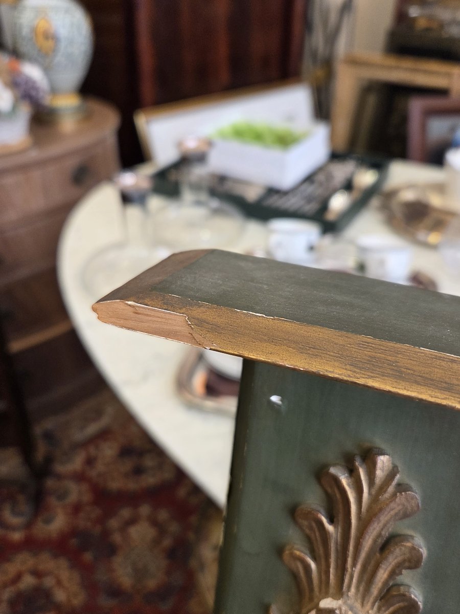 Miroir de style Empire en bois doré - XIXe siècle-photo-3