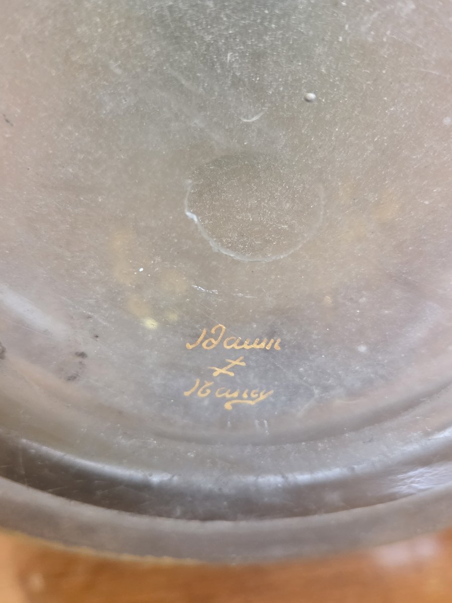 Daum Nancy - Important vase - Aux h&eacute;rons en vol - en verre multicouche (circa 1900)-photo-5